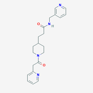 3-[1-(2-pyridinylacetyl)-4-piperidinyl]-N-(3-pyridinylmethyl)propanamide