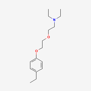 N,N-diethyl-2-[2-(4-ethylphenoxy)ethoxy]ethanamine