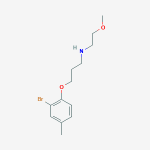 3-(2-bromo-4-methylphenoxy)-N-(2-methoxyethyl)-1-propanamine