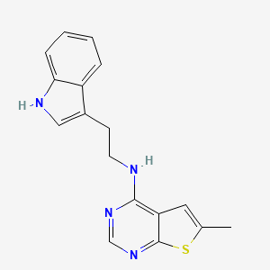 N-[2-(1H-indol-3-yl)ethyl]-6-methylthieno[2,3-d]pyrimidin-4-amine