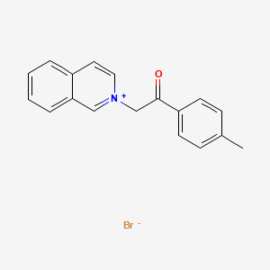 2-Isoquinolin-2-ium-2-yl-1-(4-methylphenyl)ethanone;bromide