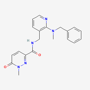 N-({2-[benzyl(methyl)amino]-3-pyridinyl}methyl)-1-methyl-6-oxo-1,6-dihydro-3-pyridazinecarboxamide