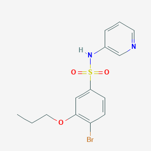 4-bromo-3-propoxy-N-(3-pyridinyl)benzenesulfonamide