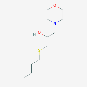 molecular formula C11H23NO2S B5004747 1-(butylthio)-3-(4-morpholinyl)-2-propanol 