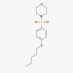 4-[(4-Pentyloxyphenyl)sulfonyl]morpholine