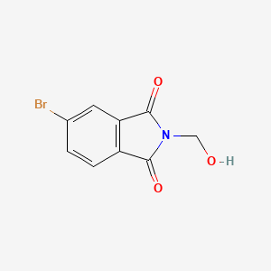 molecular formula C9H6BrNO3 B5004792 5-bromo-2-(hydroxymethyl)-1H-isoindole-1,3(2H)-dione 