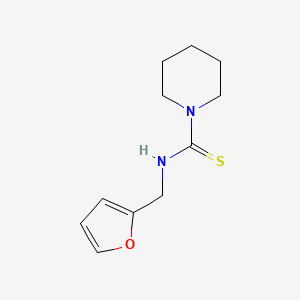 molecular formula C11H16N2OS B5004843 N-(2-furylmethyl)-1-piperidinecarbothioamide 