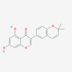 molecular formula C20H16O5 B050049 异黄酮 CAS No. 121747-89-5