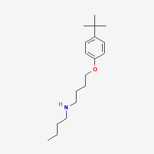 molecular formula C18H31NO B5004910 N-butyl-4-(4-tert-butylphenoxy)-1-butanamine 