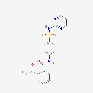 6-({4-[(4-Methylpyrimidin-2-yl)sulfamoyl]phenyl}carbamoyl)cyclohex-3-ene-1-carboxylic acid