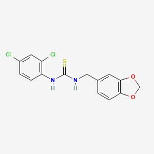 N-(1,3-benzodioxol-5-ylmethyl)-N'-(2,4-dichlorophenyl)thiourea