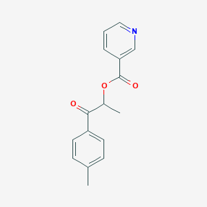 1-Oxo-1-(p-tolyl)propan-2-yl nicotinate