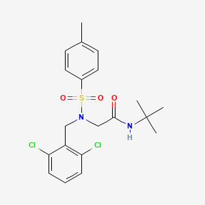 N~1~-(tert-butyl)-N~2~-(2,6-dichlorobenzyl)-N~2~-[(4-methylphenyl)sulfonyl]glycinamide