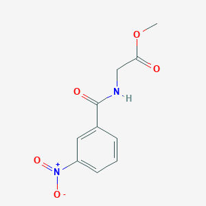 molecular formula C10H10N2O5 B5005068 methyl N-(3-nitrobenzoyl)glycinate CAS No. 59893-98-0