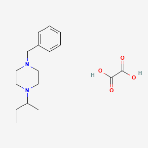 1-Benzyl-4-butan-2-ylpiperazine;oxalic acid