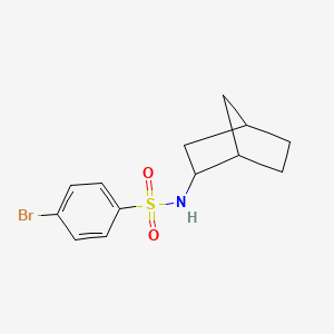 molecular formula C13H16BrNO2S B5005136 N-bicyclo[2.2.1]hept-2-yl-4-bromobenzenesulfonamide 