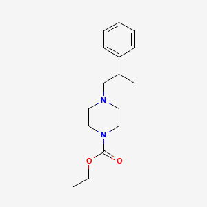 ethyl 4-(2-phenylpropyl)-1-piperazinecarboxylate