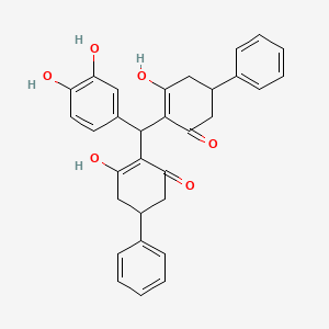 2,2'-[(3,4-dihydroxyphenyl)methylene]bis(3-hydroxy-5-phenyl-2-cyclohexen-1-one)