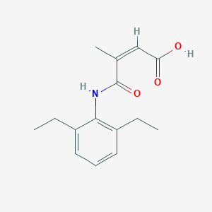 molecular formula C15H19NO3 B500519 4-(2,6-Diethylanilino)-3-methyl-4-oxo-2-butenoic acid 