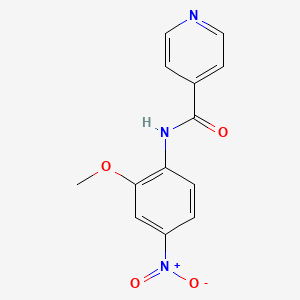 N-(2-methoxy-4-nitrophenyl)isonicotinamide