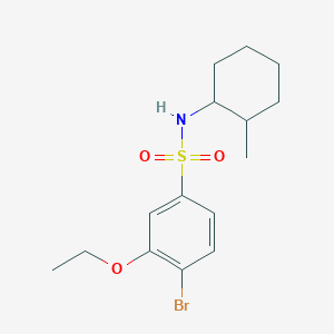 4-bromo-3-ethoxy-N-(2-methylcyclohexyl)benzenesulfonamide