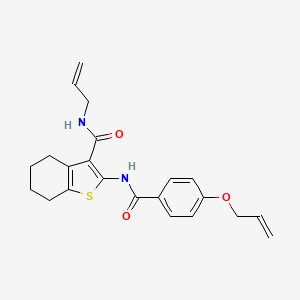 N-allyl-2-{[4-(allyloxy)benzoyl]amino}-4,5,6,7-tetrahydro-1-benzothiophene-3-carboxamide