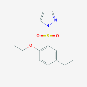 1-((2-ethoxy-5-isopropyl-4-methylphenyl)sulfonyl)-1H-pyrazole