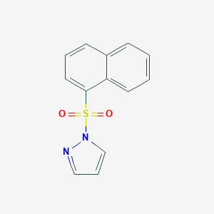 molecular formula C13H10N2O2S B500534 1-(1-naphthylsulfonyl)-1H-pyrazole CAS No. 957498-18-9