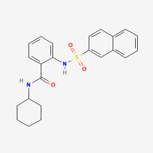 N-cyclohexyl-2-[(2-naphthylsulfonyl)amino]benzamide