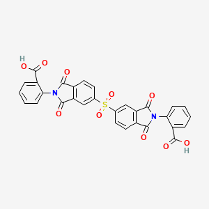 molecular formula C30H16N2O10S B5005418 2,2'-[sulfonylbis(1,3-dioxo-1,3-dihydro-2H-isoindole-5,2-diyl)]dibenzoic acid 