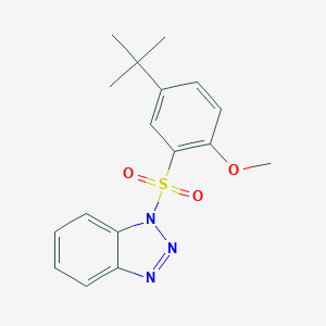 2-(1H-1,2,3-benzotriazol-1-ylsulfonyl)-4-tert-butylphenyl methyl ether