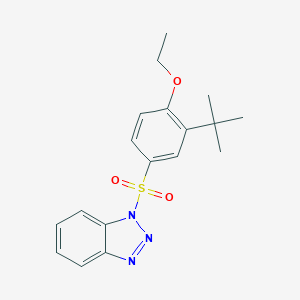 1-((3-(tert-butyl)-4-ethoxyphenyl)sulfonyl)-1H-benzo[d][1,2,3]triazole