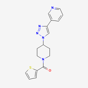 3-{1-[1-(2-thienylcarbonyl)-4-piperidinyl]-1H-1,2,3-triazol-4-yl}pyridine