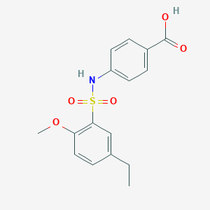4-{[(5-Ethyl-2-methoxyphenyl)sulfonyl]amino}benzoic acid
