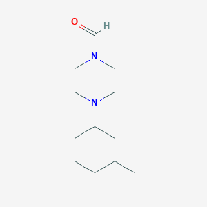 4-(3-methylcyclohexyl)-1-piperazinecarbaldehyde