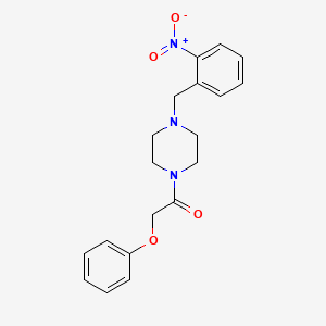 1-(2-nitrobenzyl)-4-(phenoxyacetyl)piperazine