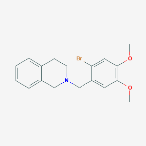 2-(2-bromo-4,5-dimethoxybenzyl)-1,2,3,4-tetrahydroisoquinoline