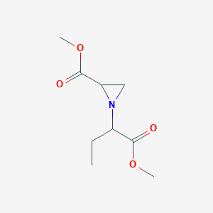 methyl 1-[1-(methoxycarbonyl)propyl]-2-aziridinecarboxylate