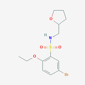 [(5-Bromo-2-ethoxyphenyl)sulfonyl](oxolan-2-ylmethyl)amine