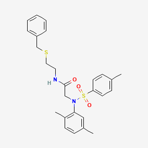 N~1~-[2-(benzylthio)ethyl]-N~2~-(2,5-dimethylphenyl)-N~2~-[(4-methylphenyl)sulfonyl]glycinamide