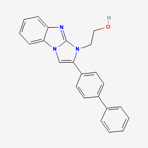 2-[2-(4-biphenylyl)-1H-imidazo[1,2-a]benzimidazol-1-yl]ethanol