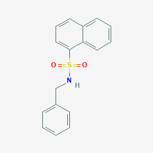 molecular formula C17H15NO2S B500594 N-benzylnaphthalene-1-sulfonamide CAS No. 71862-35-6