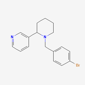 3-[1-(4-bromobenzyl)-2-piperidinyl]pyridine