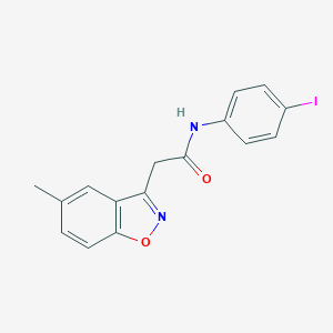 N-(4-iodophenyl)-2-(5-methyl-1,2-benzisoxazol-3-yl)acetamide