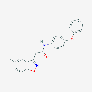 2-(5-methyl-1,2-benzisoxazol-3-yl)-N-(4-phenoxyphenyl)acetamide