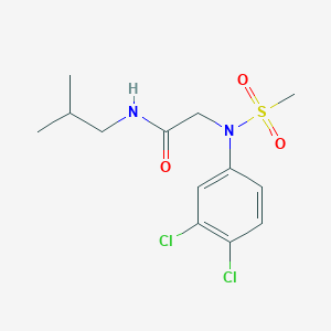 N~2~-(3,4-dichlorophenyl)-N~1~-isobutyl-N~2~-(methylsulfonyl)glycinamide