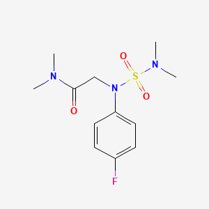 N~2~-[(dimethylamino)sulfonyl]-N~2~-(4-fluorophenyl)-N~1~,N~1~-dimethylglycinamide