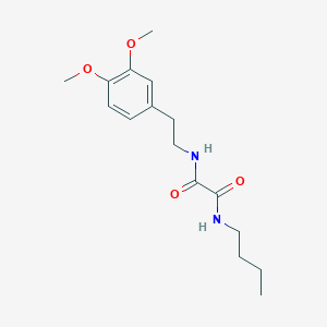 N-butyl-N'-[2-(3,4-dimethoxyphenyl)ethyl]ethanediamide