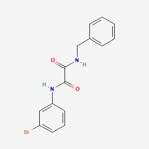 molecular formula C15H13BrN2O2 B5006267 N-benzyl-N'-(3-bromophenyl)ethanediamide 