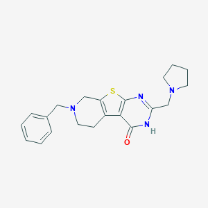 7-benzyl-2-(1-pyrrolidinylmethyl)-5,6,7,8-tetrahydropyrido[4',3':4,5]thieno[2,3-d]pyrimidin-4(3H)-one
